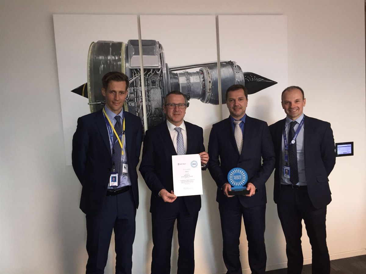 Rolls Royce Award for FACC