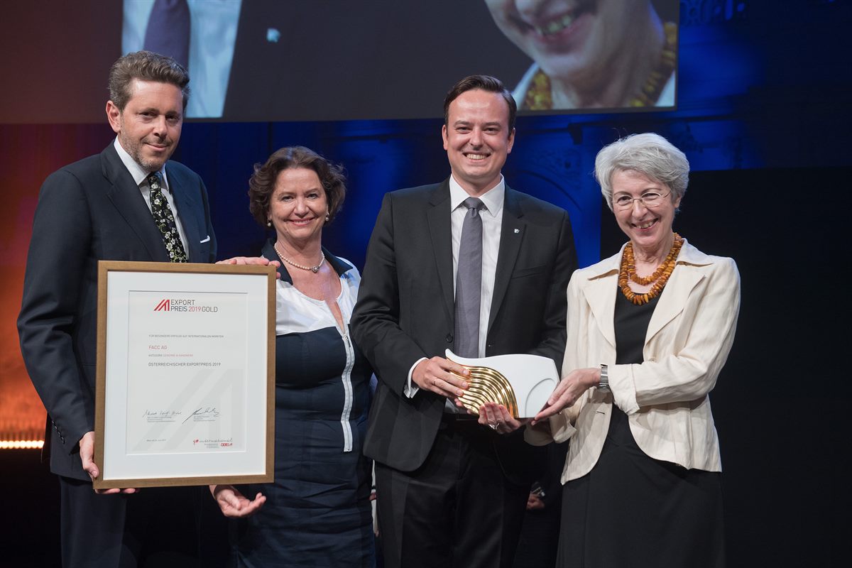 Export Prize 2019 in Gold