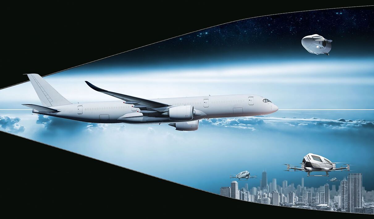 particularly highlighted werethe companys development of the new business fields Space and Urban Air Mobility as well as solutions for sustainable aviation.